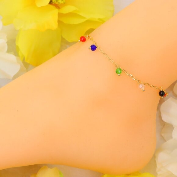 Minimalist Anklet, Sleek & Modern Design, Women’s Fashion, YC110354-A - Picture 5 of 10